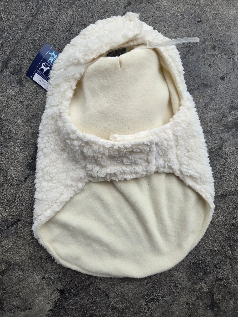 Cozy Cream Sherpa Pet Hoodie - Plush Dog Hoodie